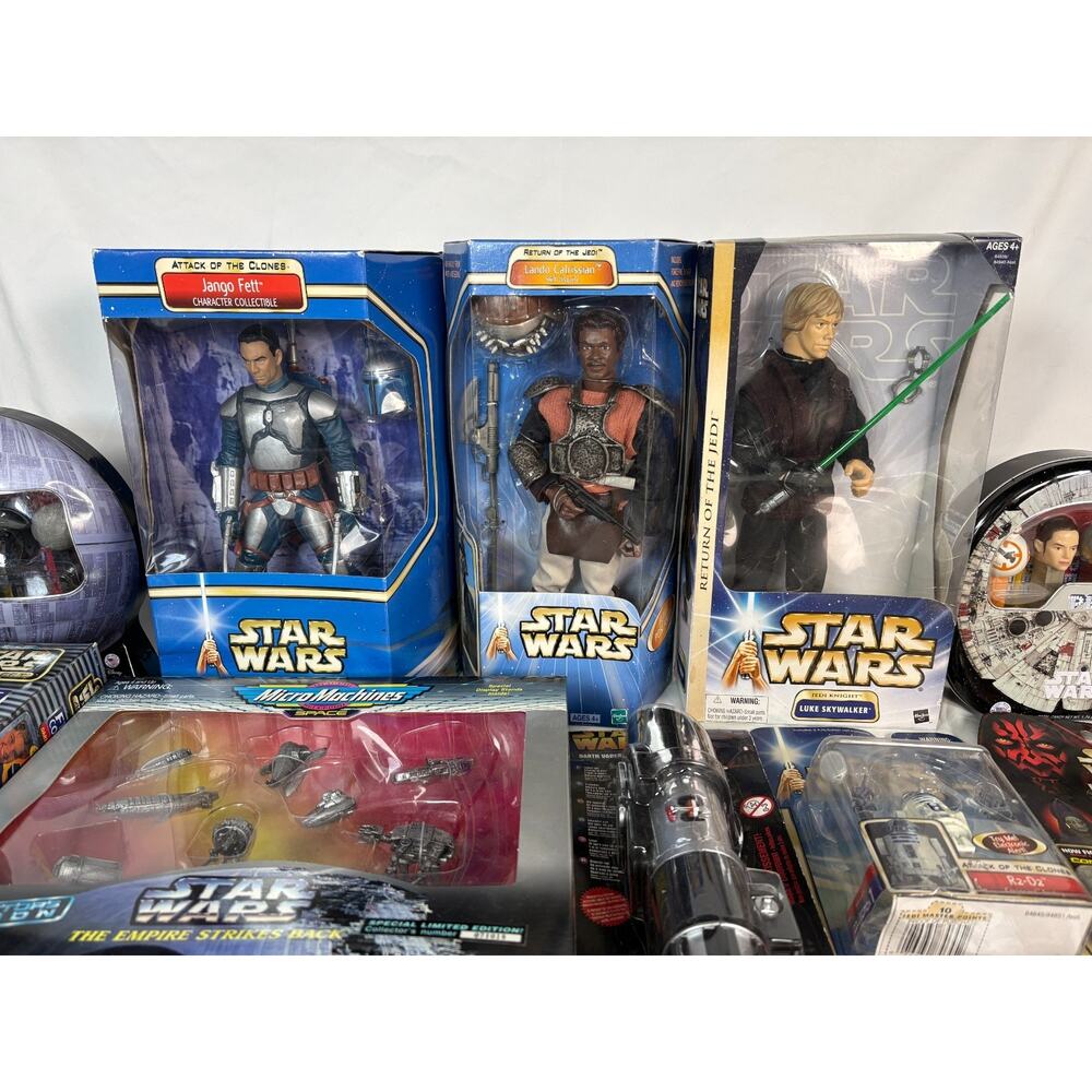 Lot Star Wars Mixed Collectibles 2000's era Figures Vehicles Micro Machines PEZ - Picture 3 of 16